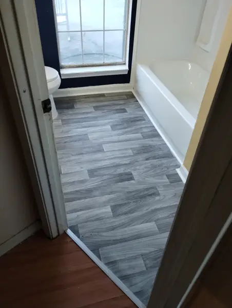 After: new flooring