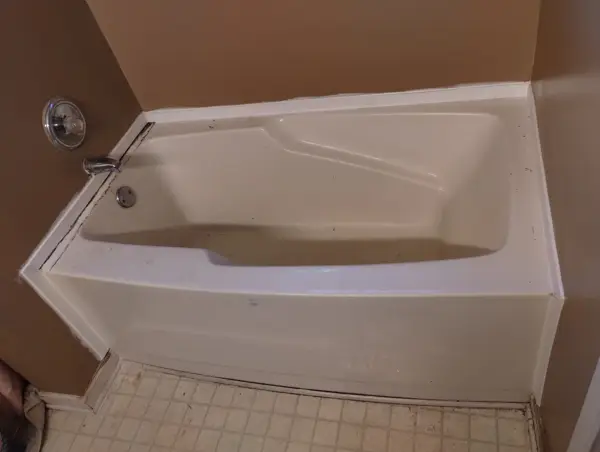 During: new tub set